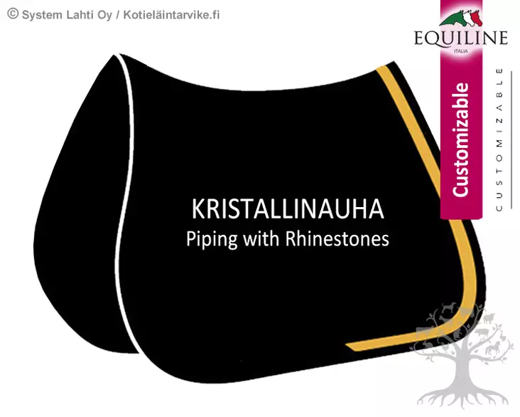 Equiline Satulahuovan Rhinestones -kristallinauha - Equiline Satulahuovan Kustomointi - B07200-3 - 1