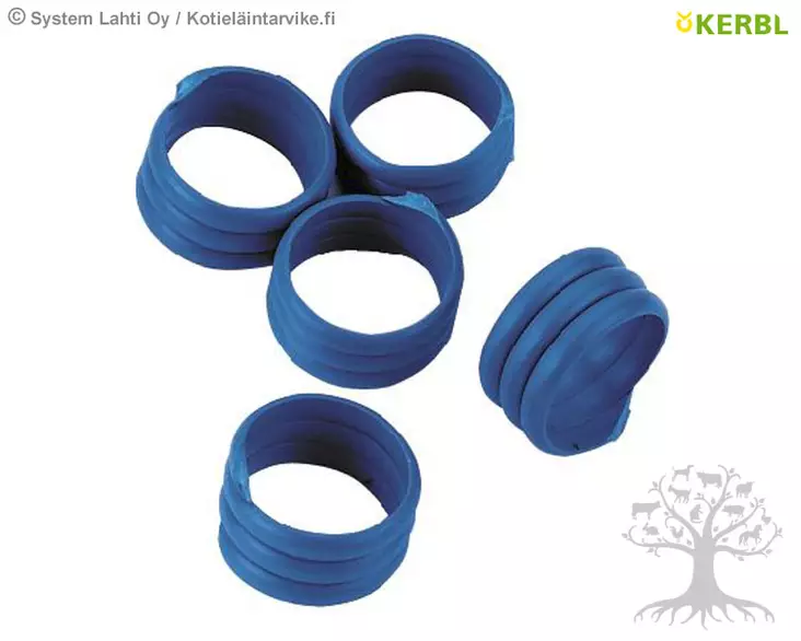Kerbl Merkintänauha Ø16mm sininen, 20kpl - Kanojen Merkintä - 72103 - 1