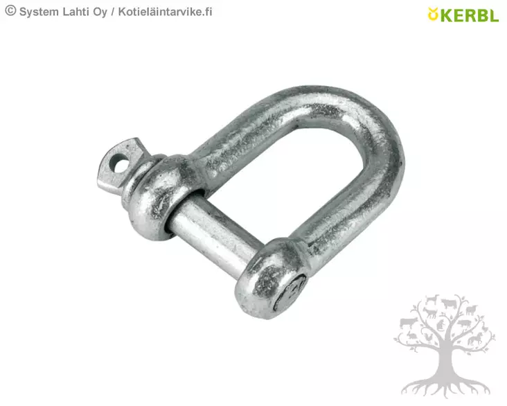 Kerbl Shackle Straight 3pcs - Chain Components - 22241-3 - 1