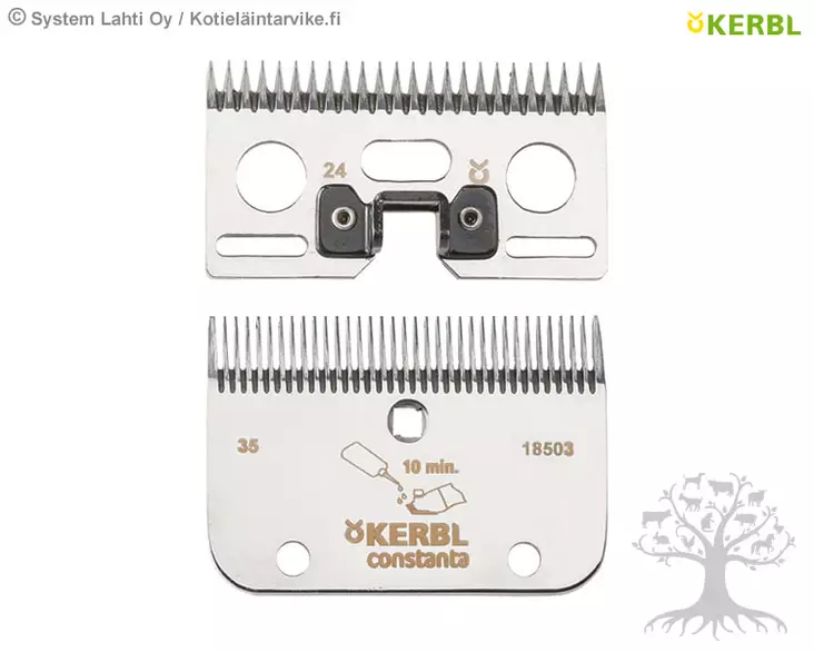 Kerbl Blade Set Constanta AR2, 35/24 teeth, Fine Cut - Clipper Blades - 18503 - 3