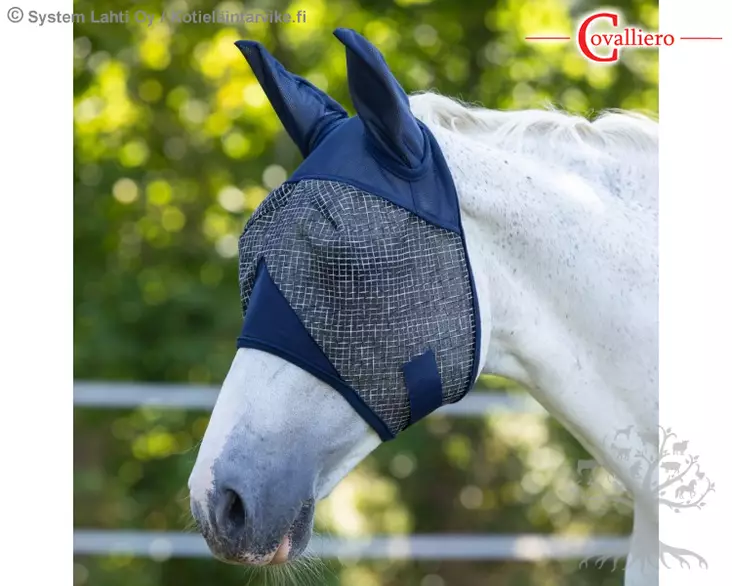 Covalliero Fly Mask with UV -Protection Navy - Fly Masks & UV protection - 3230463 - 1