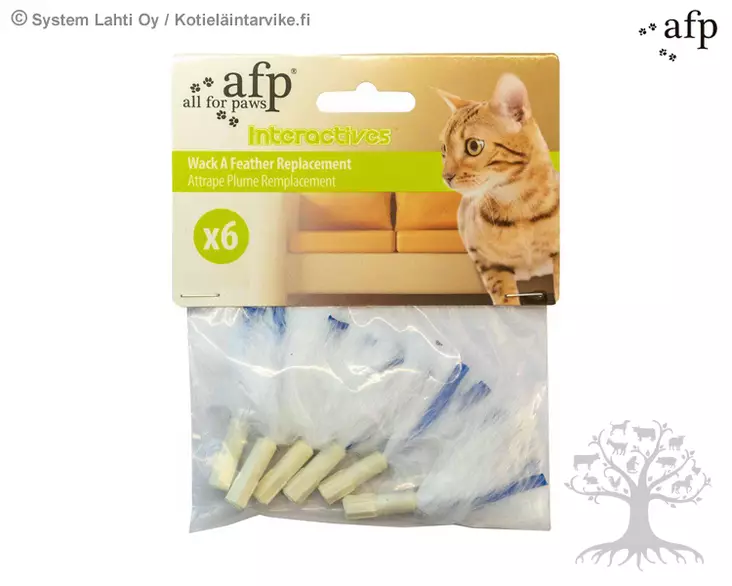 AFP Kissan Aktivointilelu Wack'a'feather Varahöyhenet 6kpl - Aktivointilelut - 787.7563 - 1