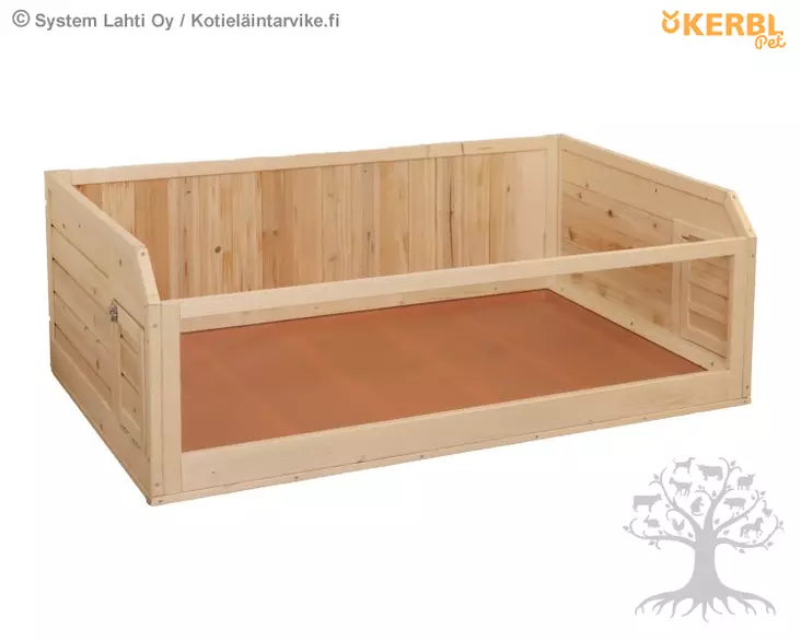 Kerbl Pet Indoor small animal house Wood - Cages for Guinea Pigs & Rabbits - 81753 - 1