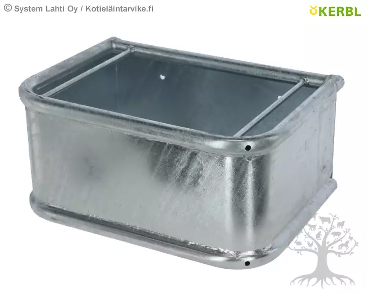 Kerbl Feed Trough Rectangular 35L - Feeding Troughs, Bowls - 32483 - 2