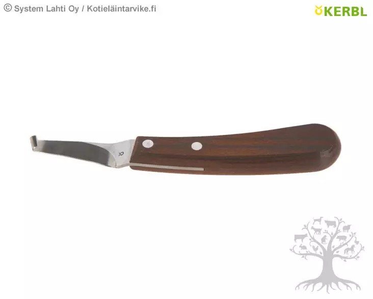 Kerbl Hoof and Claw Knife ProfiCurv, Single-Edged. - Hoof and Claw Knives - 16823 - 1