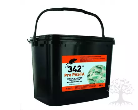 Rotanmyrkky 342 Pro Pasta 3kg - Tuholaistorjunta - 15780234 - 1