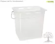 Kerbl Feeding Bucket 13L transparent - Feeding Buckets, Brackets - 14284 - 2