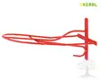 Kerbl Satulateline Red - Varustetelineet, Naulakot - 3284 - 2