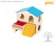 Pawise Small Animal House 2-Storey Playhouse - Rodent Houses & Cottages - 530.1264 - 1