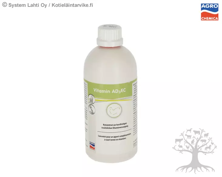 Agro Chemica Vitamin Concentrate AD3EC 500ml - Poultry Vitamins - 15784 - 1