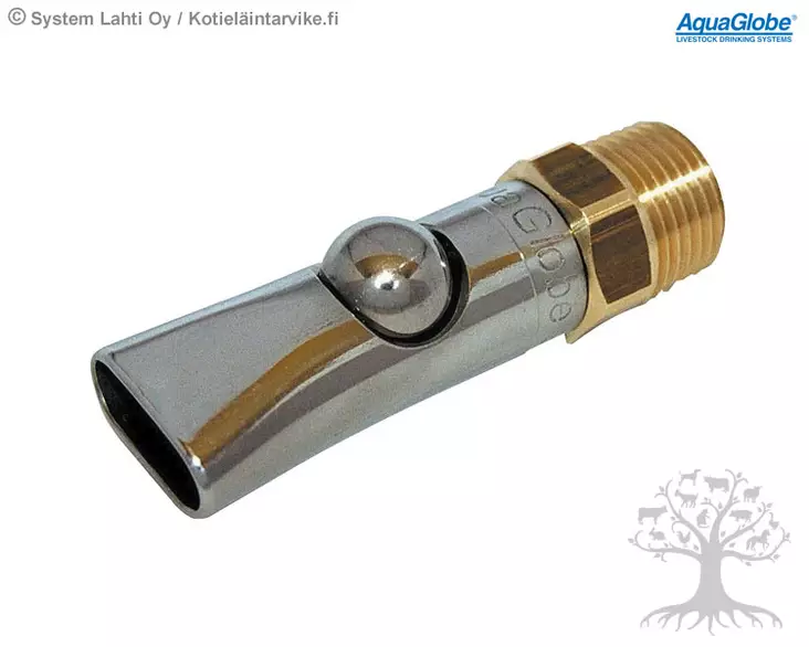 AquaGlobe Juomanippa 79mm, 1/2" - 1/2" - Purentanipat - 223204 - 1
