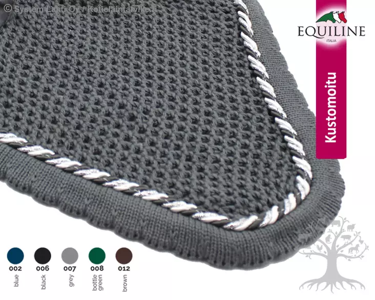 Equiline Ear Net Kim Piping 94 - EQUILINE Ear Nets - E00055-94 - 1