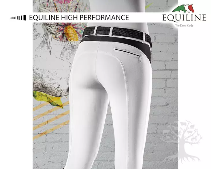 Equiline Limited Naisten Ratsastushousut Schoeller Half Grip Fransine - Equiline Naisten Ratsastushousut - N08534 - 2