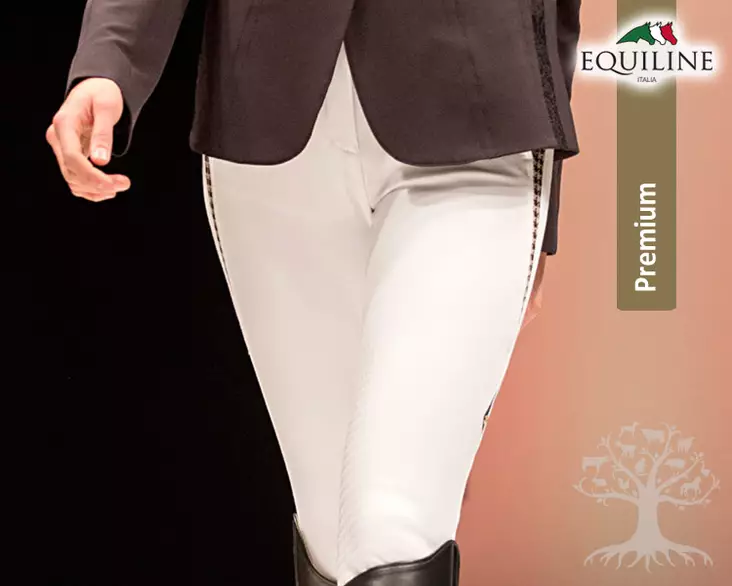 Equiline Limited Naisten Ratsastushousut Schoeller Half Grip Lauren - Equiline Naisten Ratsastushousut - N08644 - 1