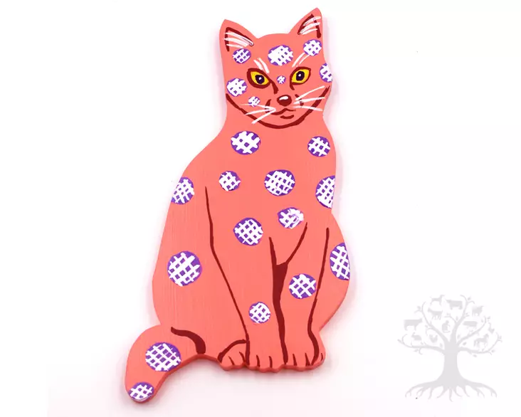 Ihmepuu Kissataulu, koralli - Koristeet - IP0024 - 1