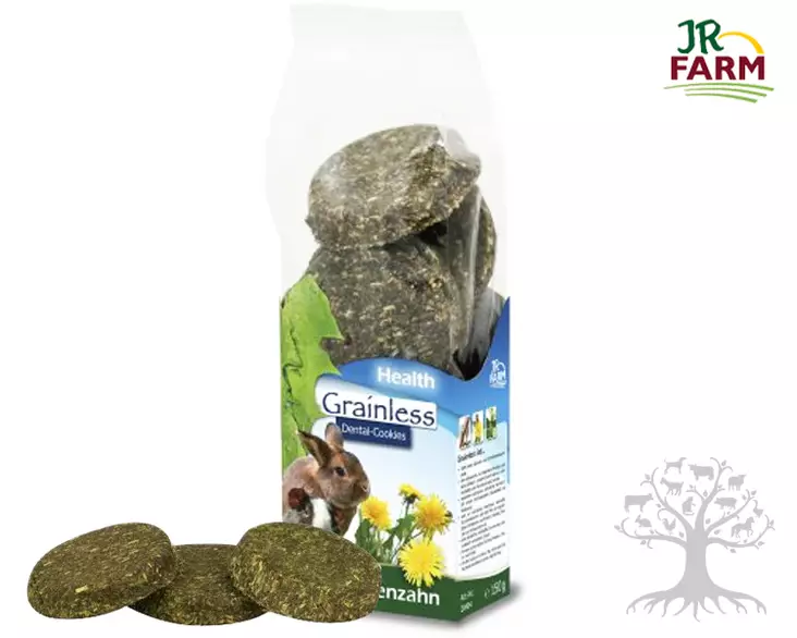 JR Farm Grainless Dental-Cookies 150g, Voikukanlehti - Herkut, Yrtit, Proteiinit - 515.1604 - 1