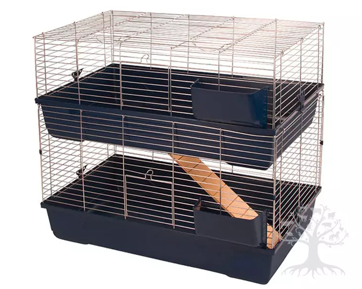Jyrsijän Tuplahäkki Maxi Baldo Twin 100 - Cages for Guinea Pigs & Rabbits - 81704 - 1