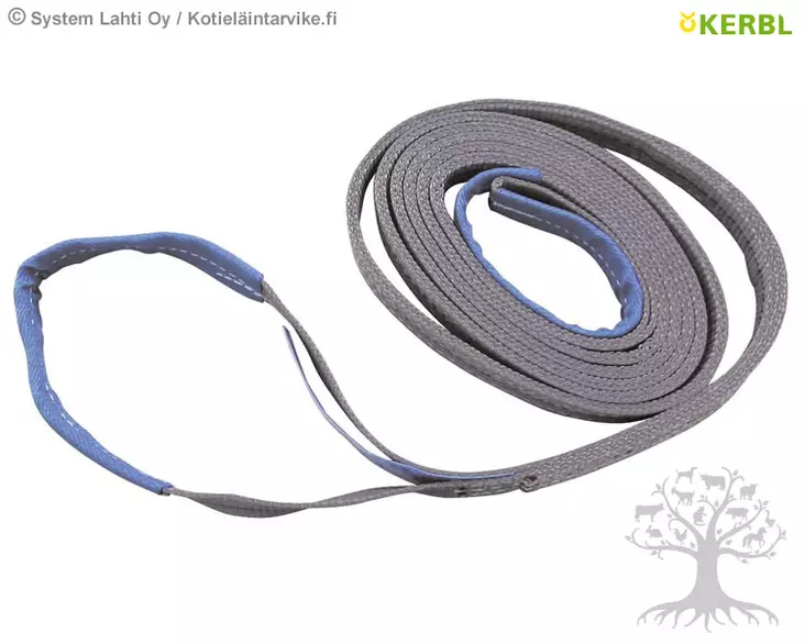 Kerbl Lifting Strap 120mm, 4m - Lashing Straps, Ratchet Tie Down Straps - 37644 - 1