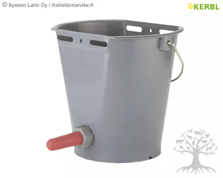 Kerbl Tuttisanko Vasikalle 8L, harmaa - Tuttisangot ja telineet - 144 - 11