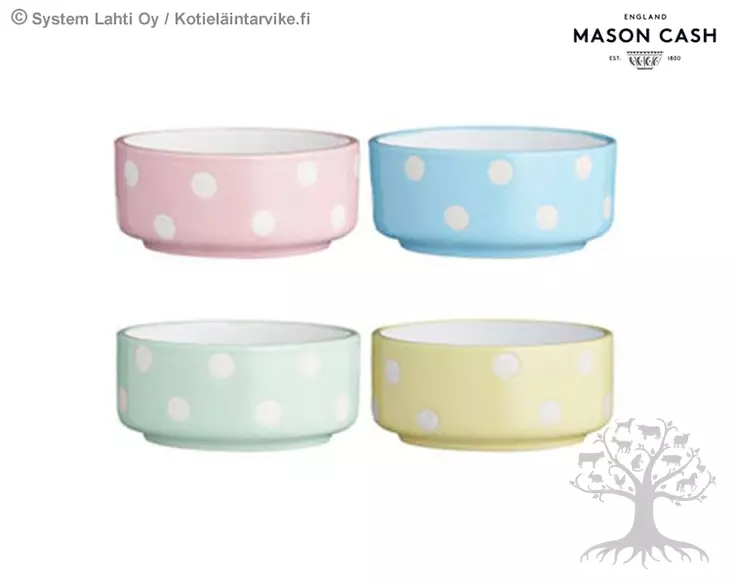 Mason Cash Keraaminen Kuppi Polka Dot 150ml - Ruokakupit - 625374 - 1