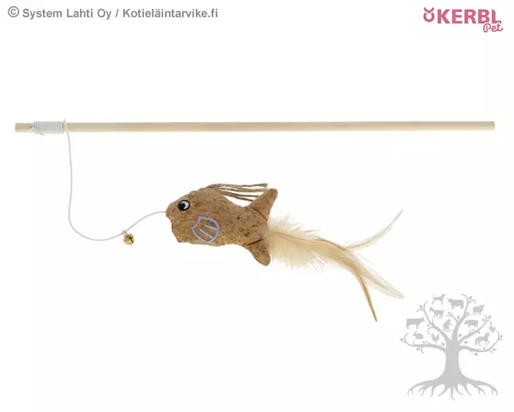 Kerbl Pet Kissan Onkilelu Korkkikala - Huiskat- ja Onkilelut - 81674 - 1
