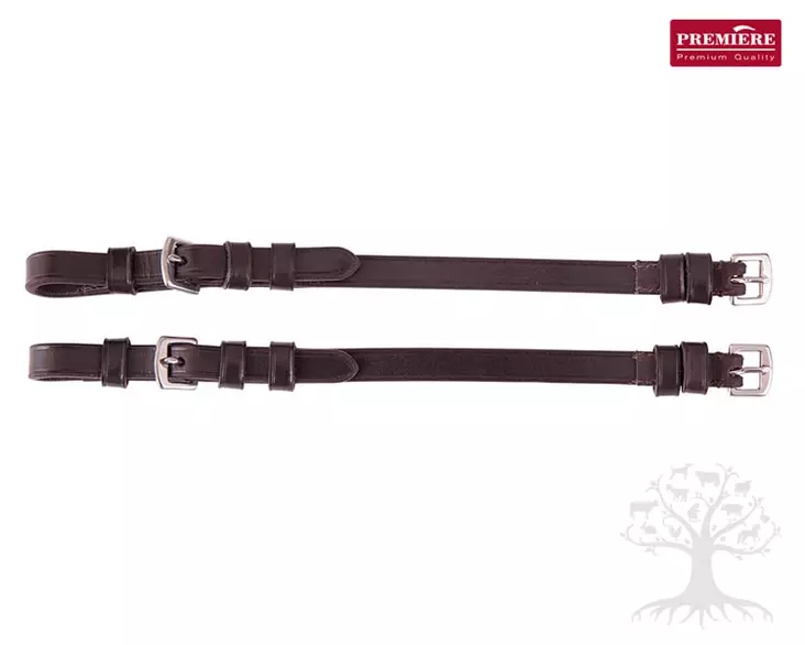 Premiere Poskihihnat 13mm Brown / Silver - Accessories - 189102-04 - 1