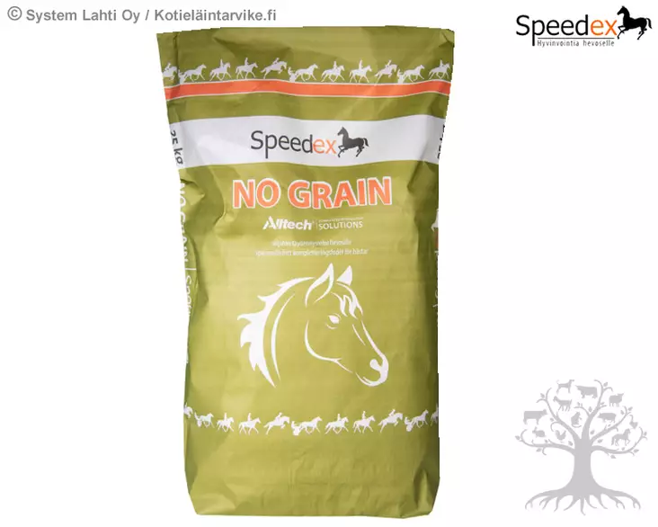 Speedex Viljaton Täydennysrehu No Grain 25kg - SPEEDEX Hevosrehut, Lisäravinteet - PX7314 - 2