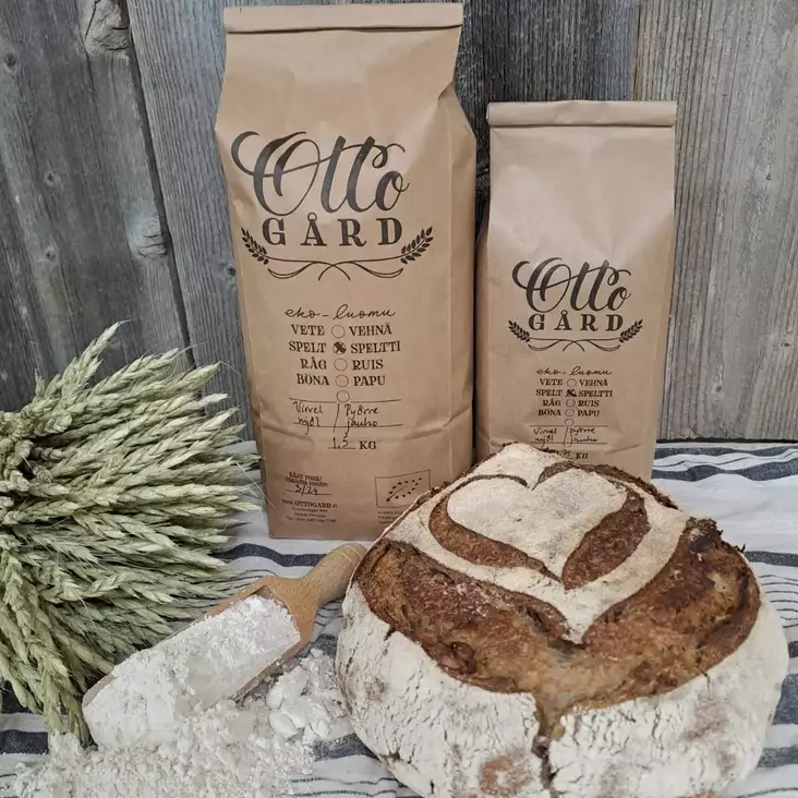 Otto Gård Speltti Pyörrejauho Luomu - Elintarvikkeet - 40034 - 1