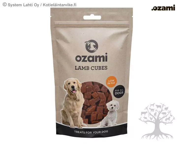 Ozami Lammaskuutiot Lamb Cubes 100g - Small Bites - 692.5434 - 1