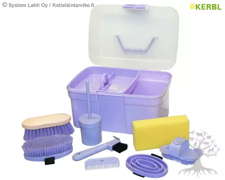 Kerbl Harjalaatikkosetti Grooming Box - Grooming Kit Sets - 321765 - 2