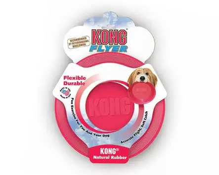 Kong Classic Flyer Koiranlelu, Small - Rope and Throwing Toys - 05-KF15 - 2