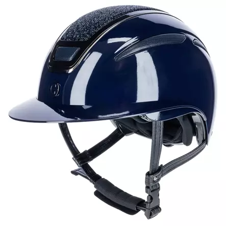 Covalliero Ratsastuskypärä Elite Polo Blue Gloss Glitter - Covalliero Ratsastuskypärät - 3232455 - 1