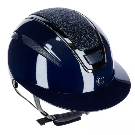 Covalliero Ratsastuskypärä Elite Polo Blue Gloss Glitter - Covalliero Ratsastuskypärät - 3232455 - 2