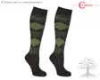 Covalliero Riding Socks Brescia Brown/Khaki - Riding Socks - 3226315 - 1