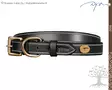 Dyon Dog Leather Collar Flat Black - Dyon Dog - DC31A-BL35 - 1