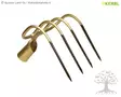 Kerbl Dung Rake 4-tines, 21x20cm - Forks - 29115 - 1