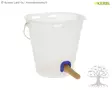 Kerbl Feeding Bucket FixClip 8L for Calf - Feeding Buckets, Brackets - 14235 - 1