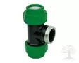 PE T-liitin 25mm x 3/4"sisäkierre x 25mm - PE Piping - 7.15.025 - 2