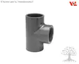 VDL Tee 90° 25mm x 3/4" F x 25mm - PVC Piping - 2.07.025 - 3