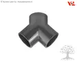VDL Y-Elbow 75mm PN16 - PVC Piping - 2.09.075 - 3