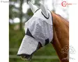Covalliero Fly Mask with Nostril and UV -Protection Light Grey - Fly Masks & UV protection - 3230235 - 3