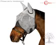 Covalliero Fly Mask with UV -Protection Light Grey - Fly Masks & UV protection - 324515 - 4