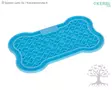 Kerbl Pet Lick Mat Bone - Activation Toys - 80115 - 1