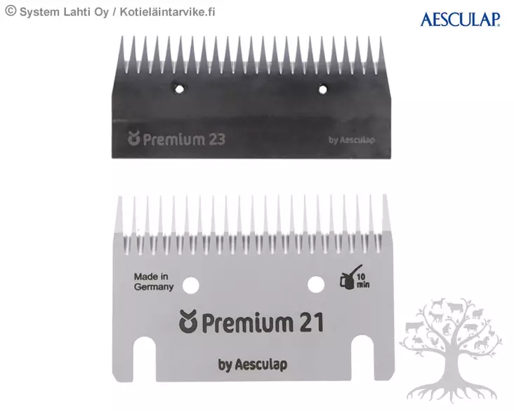 Aesculap Blade Set Premium 21/23 teeth - Clipper Blades - 18955 - 1