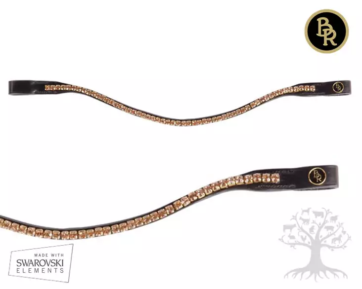 BR Otsapanta Swarovski Black/Topaz - Otsapannat - 192023-95 - 2