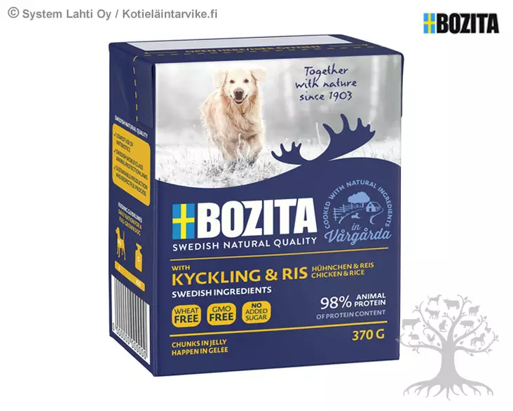 Bozita Naturals Chicken & Rice 370g - Bozita Nordic & Naturals - 677.2105 - 1