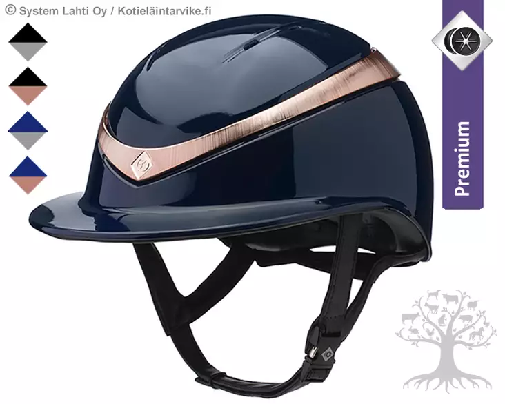 Charles Owen Ratsastuskypärä Halo Gloss Luxe (Wide Peak) - Charles Owen Kypärät - 02090185 - 1