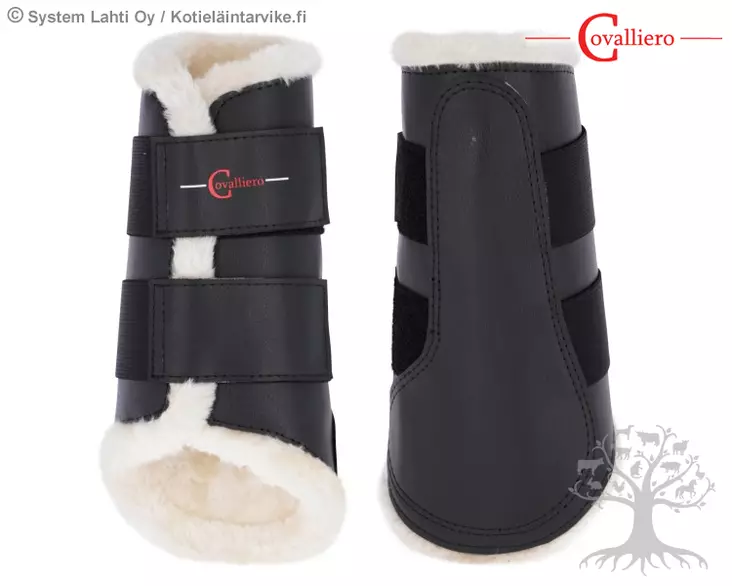 Covalliero Koulusuojat Dressage Black - Hivutussuojat, Koulusuojat - 3210545 - 1