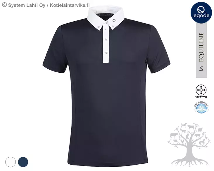 Eqode by Equiline Men's Competition Shirt Polo - Equiline Men's Competition Line - H54005 - 1