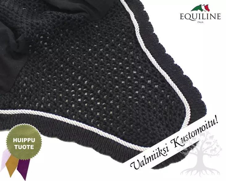 Equiline Ear Net Kim Piping 355 - EQUILINE Ear Nets - E00055-355 - 1